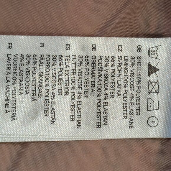 Vintage H&M Cropped Floral Print Blazer Jacket - Picture 9 of 10